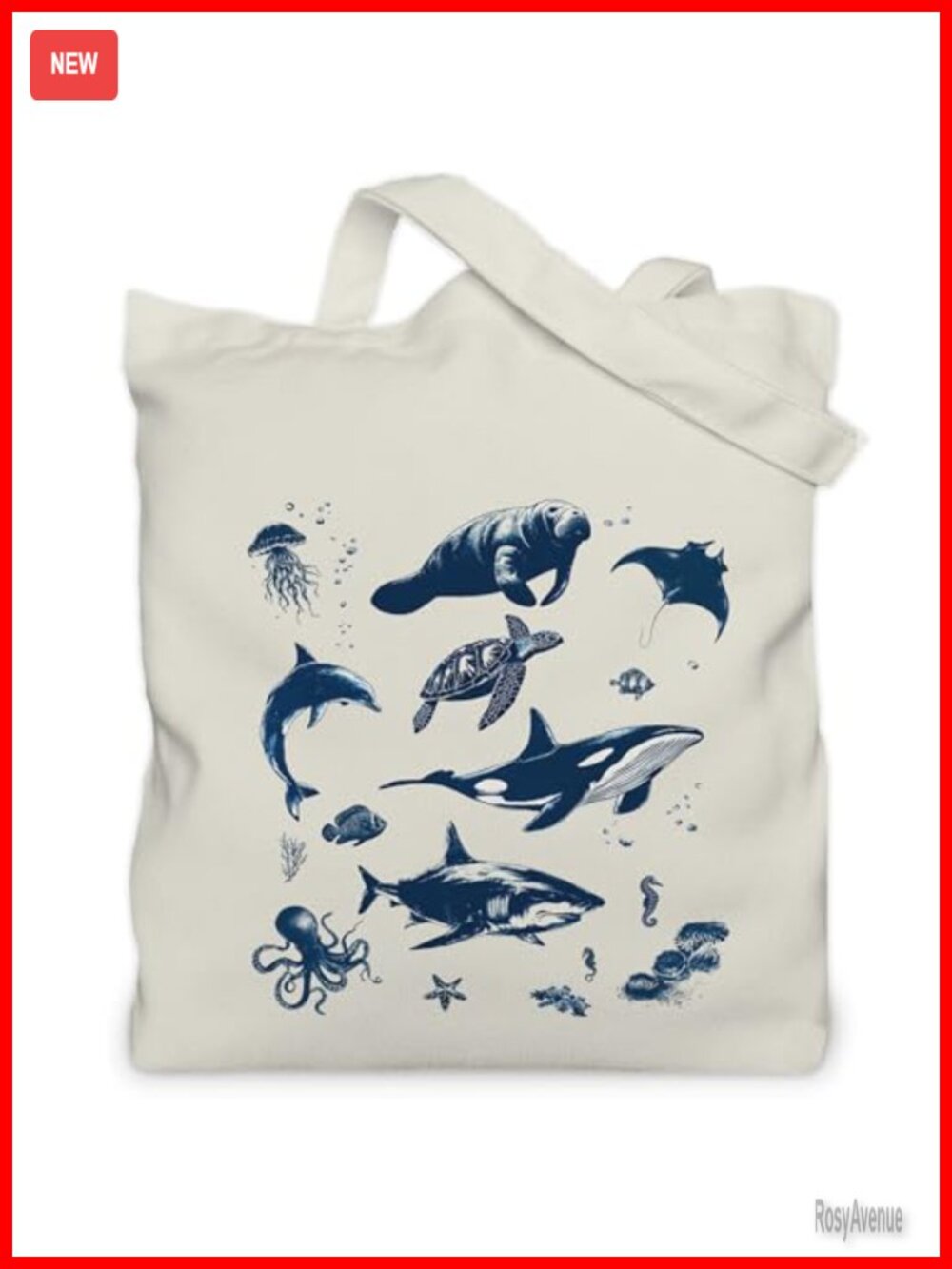Canvas Tote Bag Women Medium Inner Pocket Stylish Everyday